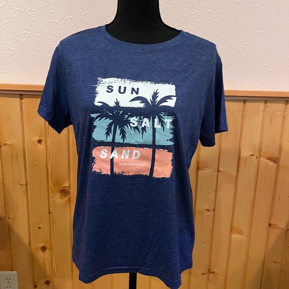 Tops - Sun Salt Sand beach vacay tshirt
